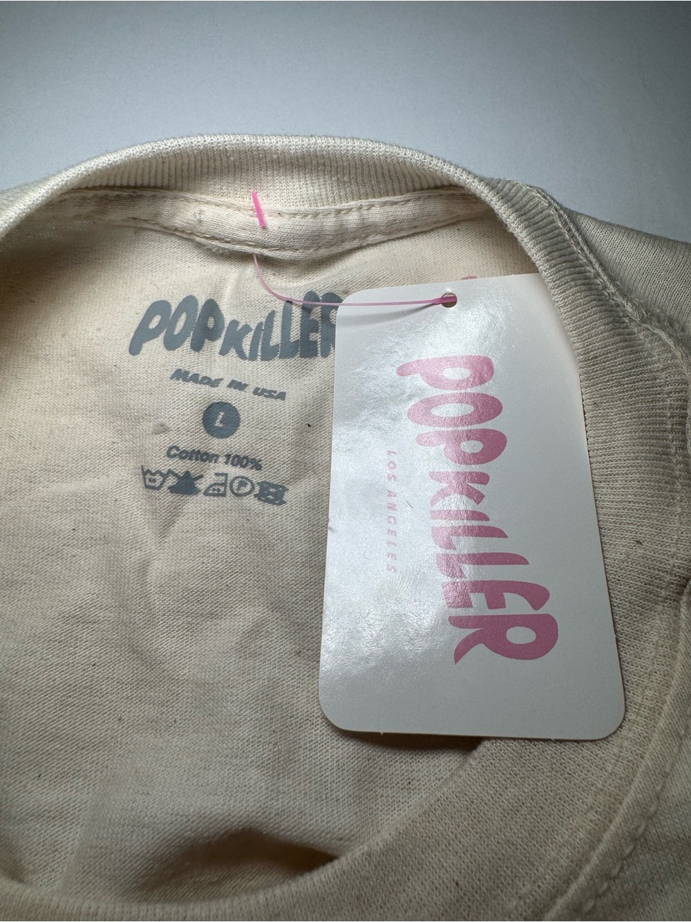 Nwt Popkiller X Shinnosuke Uchida Manga Graphic T-Shirt - Cream / Large — image 8 of 8